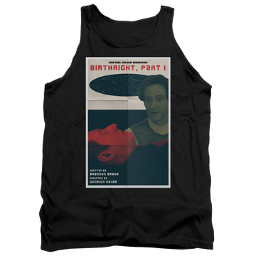 Black men's tank with Star Trek The Next Generation Tng Season 6 Episode 16 graphic