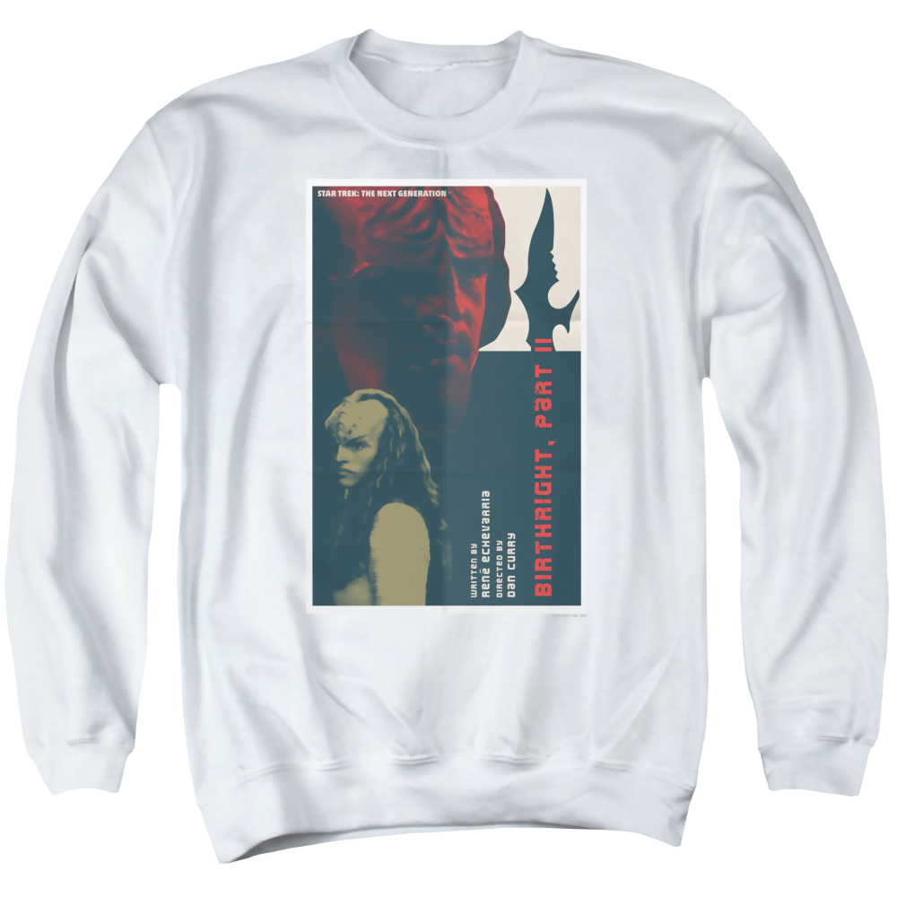 Star Trek The Next Generation Tng S6 Ep17 - Men's Crewneck Sweatshirt Men's Crewneck Sweatshirt Star Trek