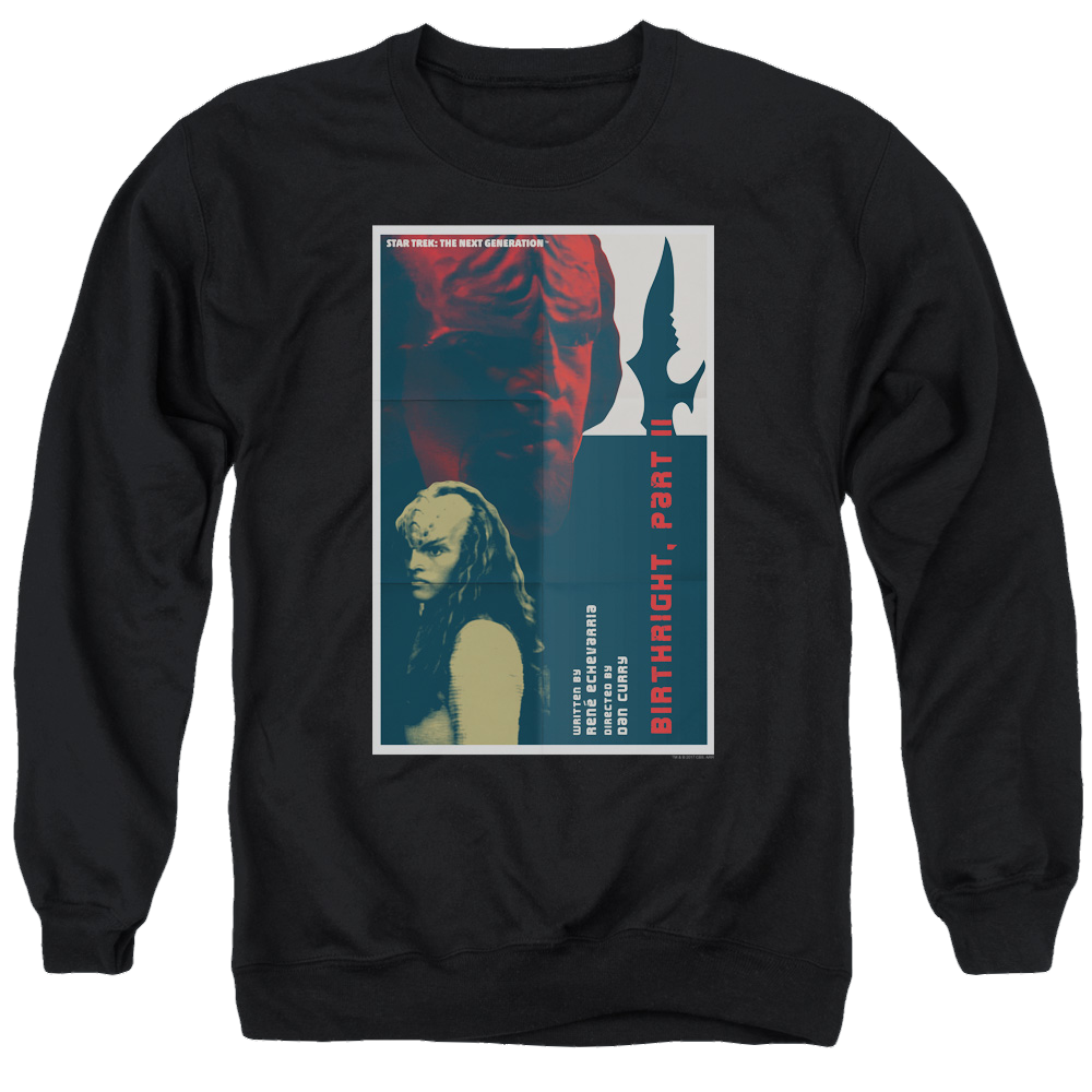 Star Trek The Next Generation Tng S6 Ep17 - Men's Crewneck Sweatshirt Men's Crewneck Sweatshirt Star Trek