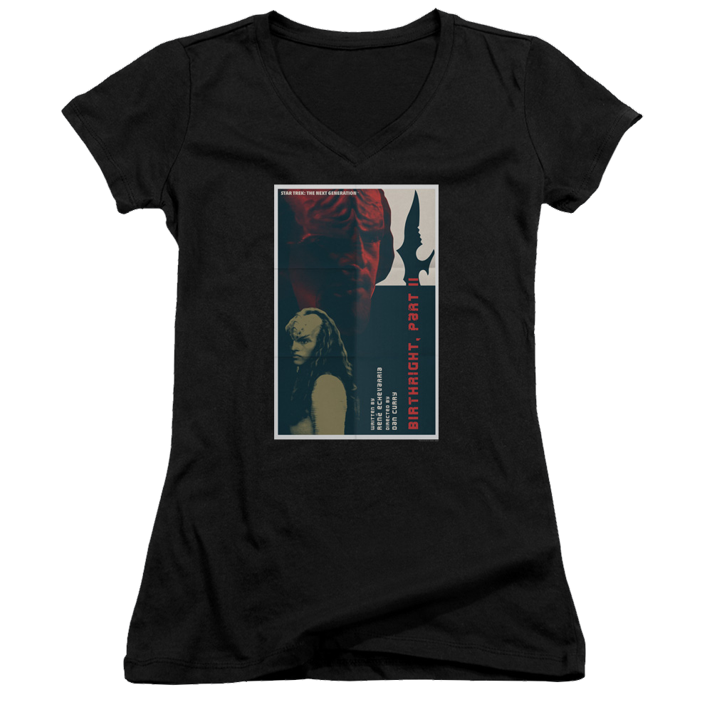 Star Trek The Next Generation Tng Season 6 Episode 17 - Juniors V-Neck T-Shirt Juniors V-Neck T-Shirt Star Trek