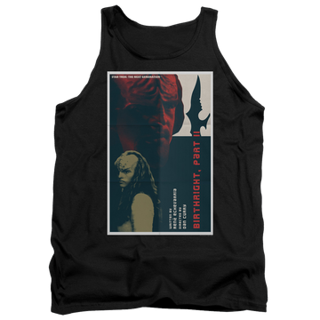 Black men's tank with Star Trek The Next Generation Tng Season 6 Episode 17 graphic