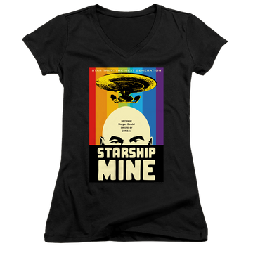 Star Trek The Next Generation Tng Season 6 Episode 18 - Juniors V-Neck T-Shirt Juniors V-Neck T-Shirt Star Trek