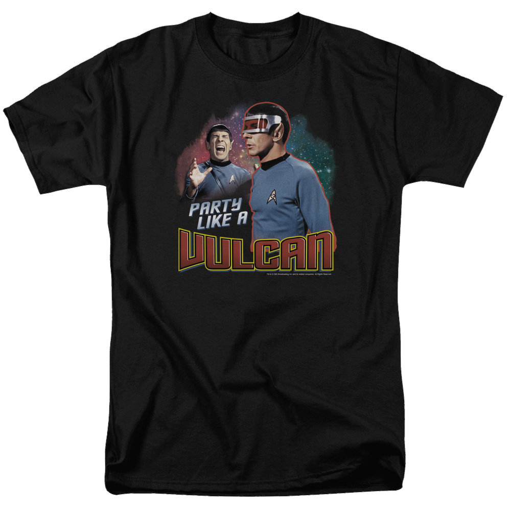 Star Trek Party Like A Vulcan Men's Regular Fit T-Shirt Men's Regular Fit T-Shirt Star Trek