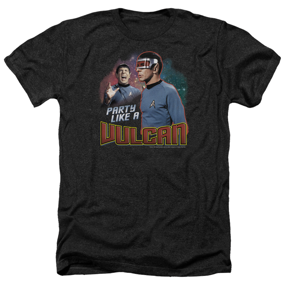 Star Trek Party Like A Vulcan Men's Heather T-Shirt Men's Heather T-Shirt Star Trek