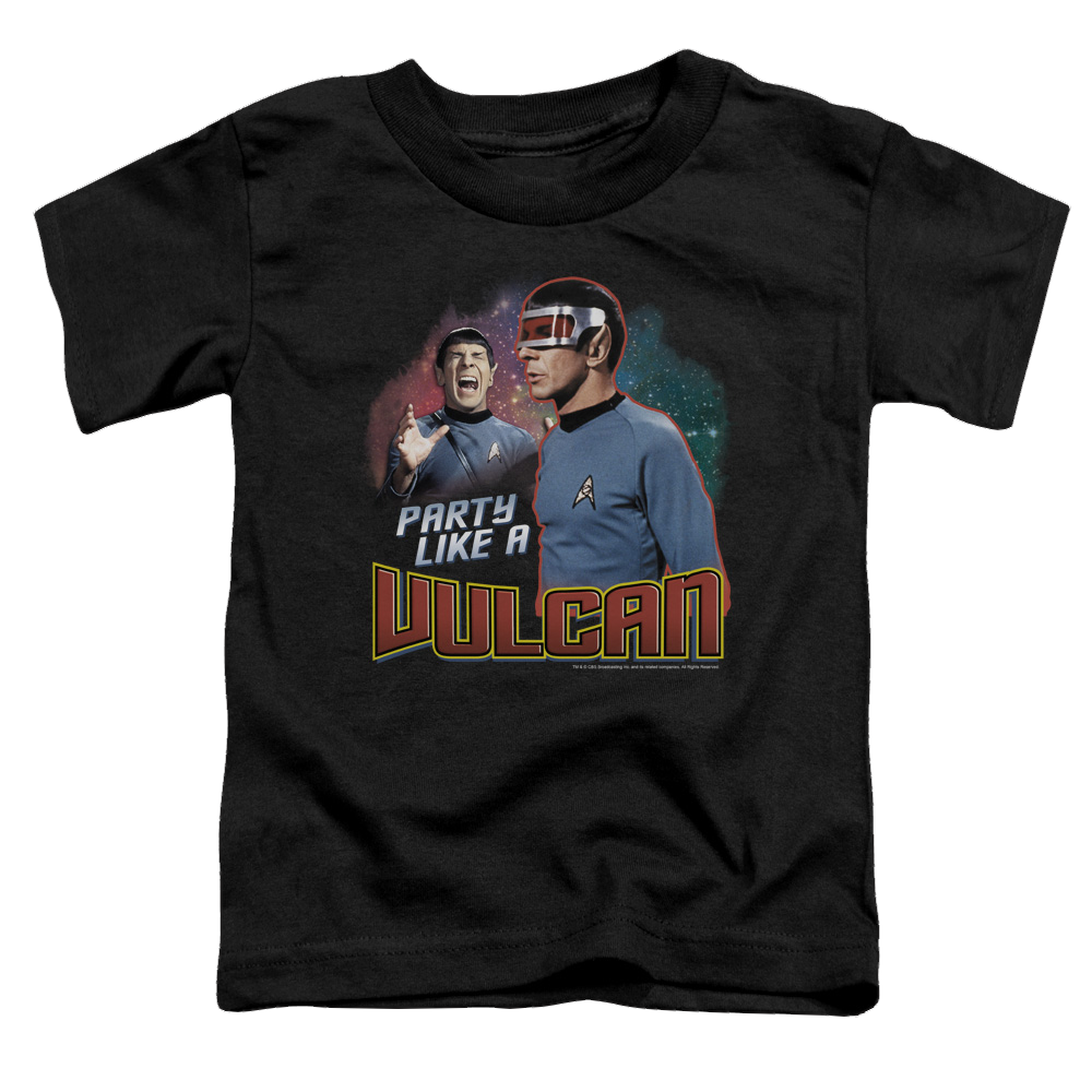 Star Trek Party Like A Vulcan Toddler T-Shirt Toddler T-Shirt Star Trek