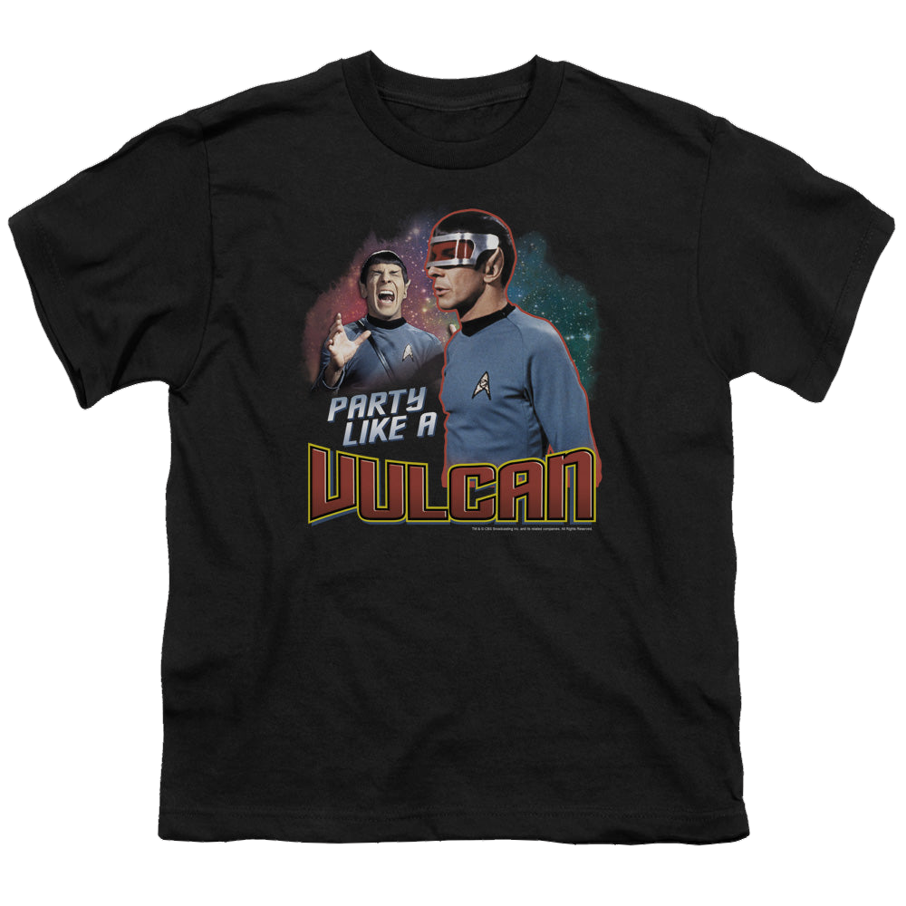 Star Trek The Original Series Party Like A Vulcan - Youth T-Shirt Youth T-Shirt (Ages 8-12) Star Trek