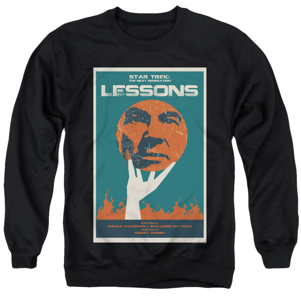 Star Trek The Next Generation Tng S6 Ep19 - Men's Crewneck Sweatshirt Men's Crewneck Sweatshirt Star Trek