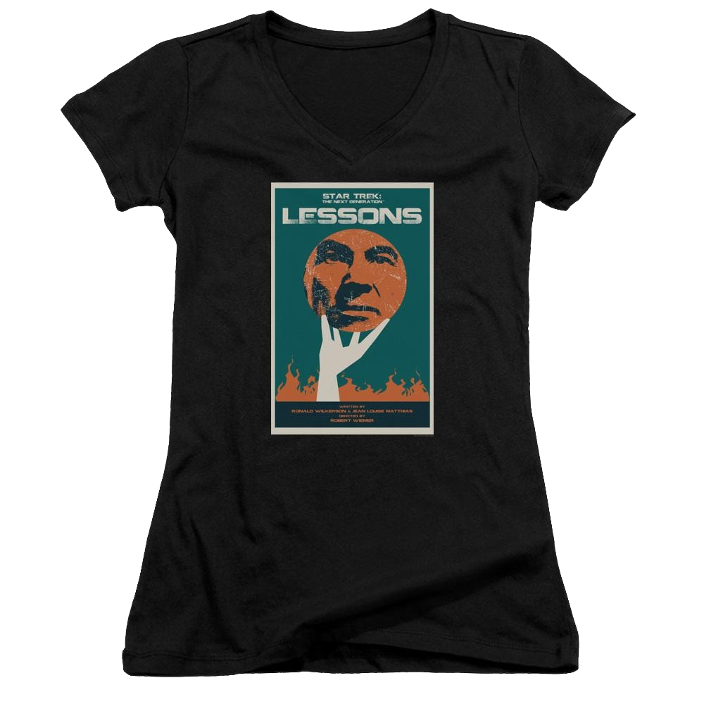 Star Trek Tng Season 6 Episode 19 Juniors V-Neck T-Shirt Juniors V-Neck T-Shirt Star Trek