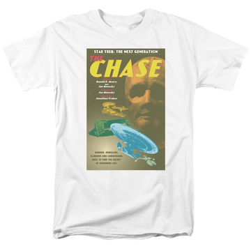 White men's regular fit t-shirt with Star Trek The Next Generation Season 6 Episode 20 graphic