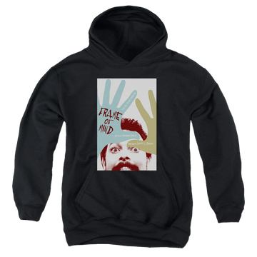 Black youth hoodie for ages 8 to 12 with Star Trek The Next Generation Tng Season 6 Episode 21 graphic