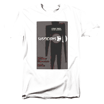 Black men's regular fit t-shirt with Star Trek Tng Season 6 Episode 22 graphic