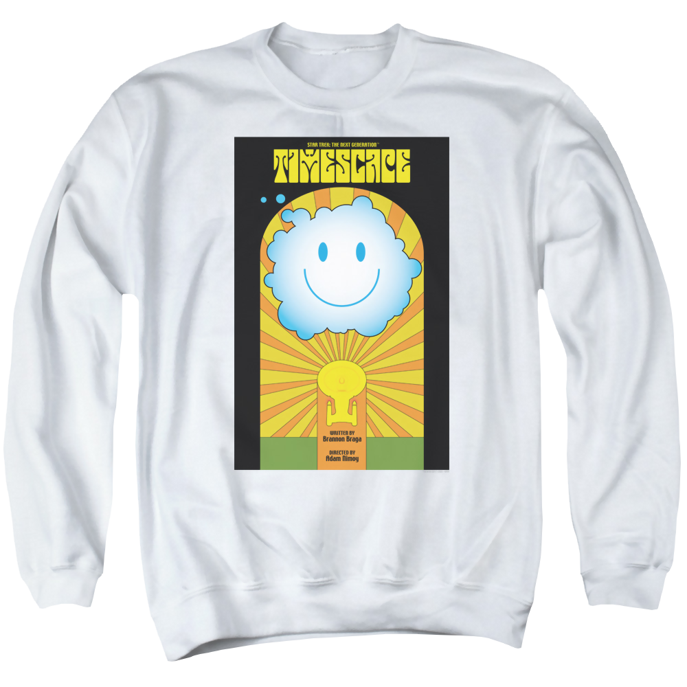 Star Trek The Next Generation Tng S6 Ep25 - Men's Crewneck Sweatshirt Men's Crewneck Sweatshirt Star Trek