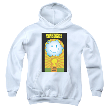 White youth hoodie for ages 8 to 12 with Star Trek The Next Generation Tng Season 6 Episode 25 graphic