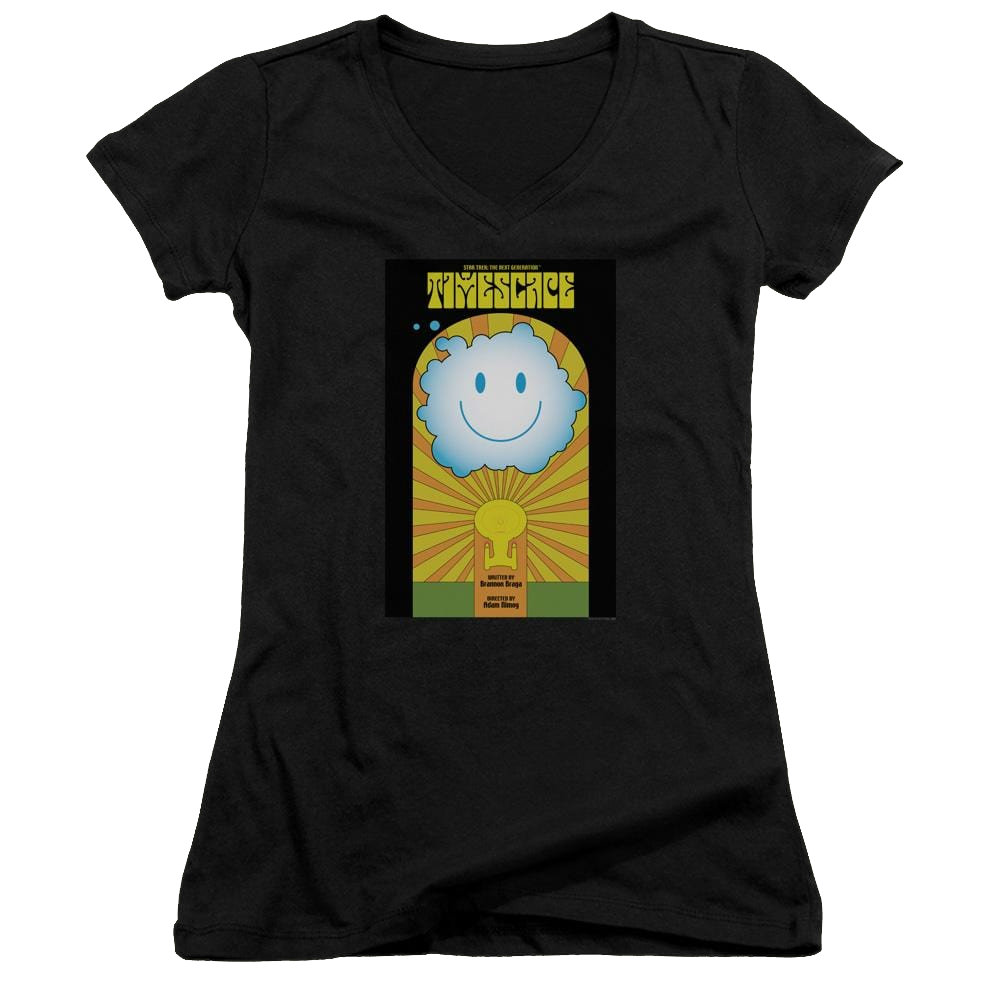 Star Trek Tng Season 6 Episode 25 Juniors V-Neck T-Shirt Juniors V-Neck T-Shirt Star Trek