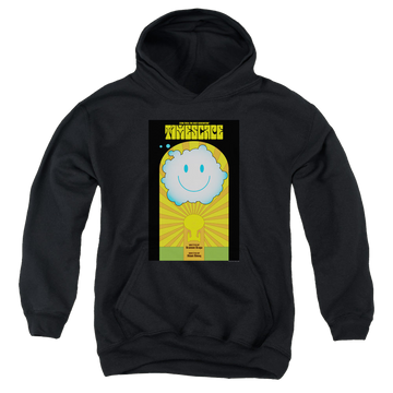 Black youth hoodie for ages 8 to 12 with Star Trek The Next Generation Tng Season 6 Episode 25 graphic