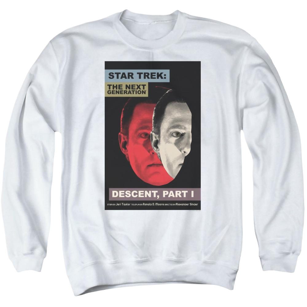 Star Trek Tng Season 6 Episode 26 Men's Crewneck Sweatshirt Men's Crewneck Sweatshirt Star Trek