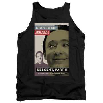 Black men's tank with Star Trek The Next Generation Tng Season 7 Episode 1 graphic