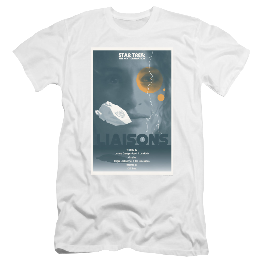 Star Trek The Next Generation Tng Season 7 Episode 2 - Men's Premium Slim Fit T-Shirt Men's Premium Slim Fit T-Shirt Star Trek