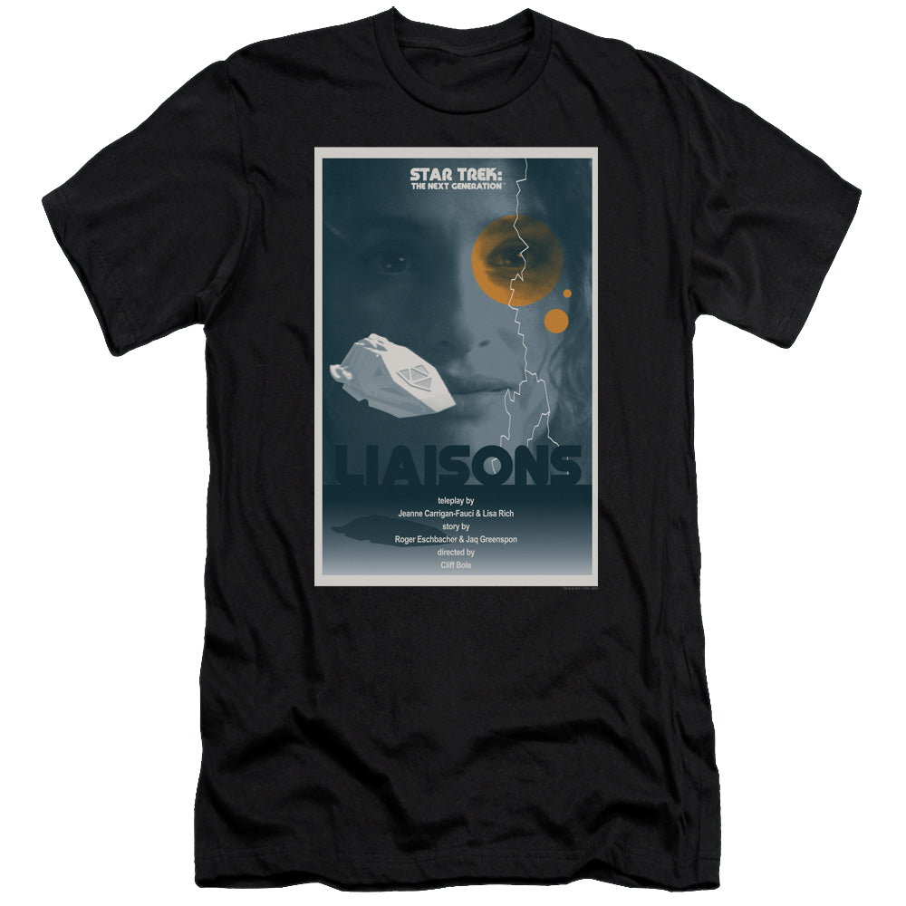 Star Trek The Next Generation Tng Season 7 Episode 2 - Men's Premium Slim Fit T-Shirt Men's Premium Slim Fit T-Shirt Star Trek