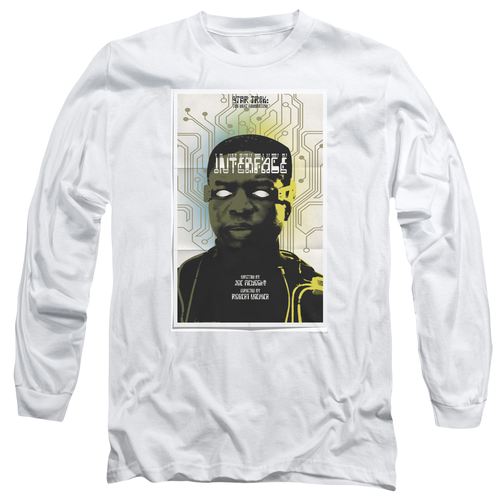 Star Trek The Next Generation Tng S7 Ep3 - Men's Long Sleeve T-Shirt Men's Long Sleeve T-Shirt Star Trek