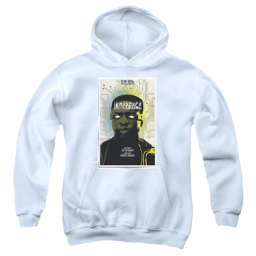White youth hoodie for ages 8 to 12 with Star Trek The Next Generation Tng Season 7 Episode 3 graphic