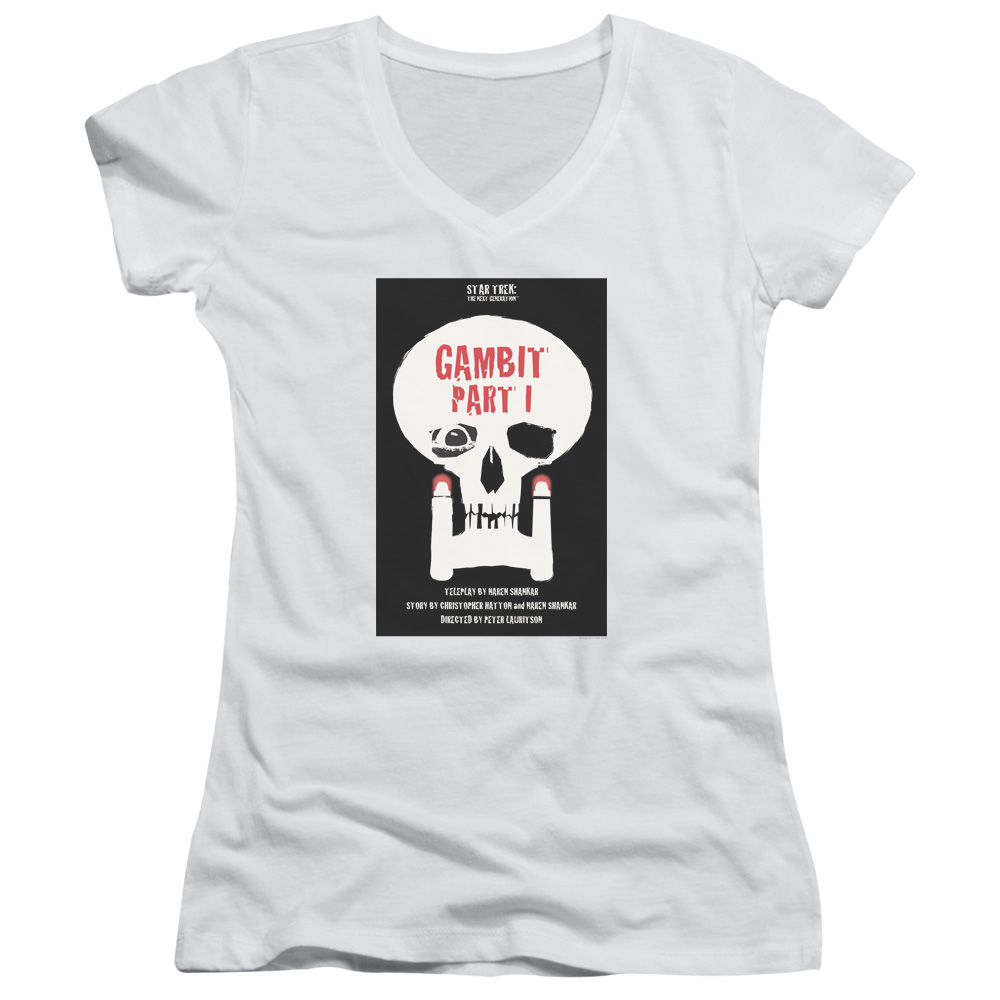 Star Trek The Next Generation Tng Season 7 Episode 4 - Juniors V-Neck T-Shirt Juniors V-Neck T-Shirt Star Trek