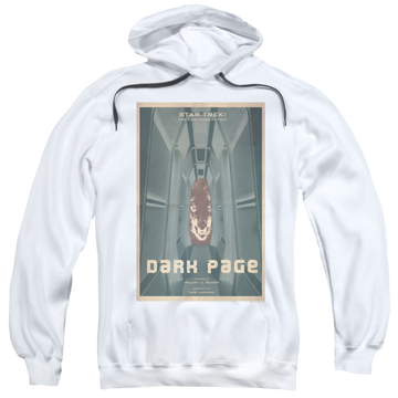White pullover hoodie with Star Trek The Next Generation Tng Season 7 Episode 7 graphic