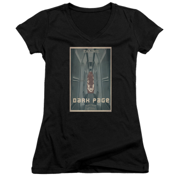 Star Trek The Next Generation Tng Season 7 Episode 7 - Juniors V-Neck T-Shirt Juniors V-Neck T-Shirt Star Trek