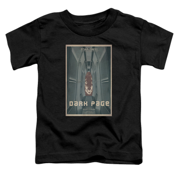 Black toddler t-shirt with Star Trek The Next Generation Tng Season 7 Episode 7 graphic