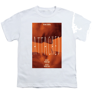 White youth t-shirt for ages 8 to 12 with Star Trek The Next Generation Tng Season 7 Episode 8 graphic