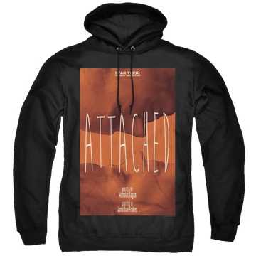 Black pullover hoodie with Star Trek The Next Generation Tng Season 7 Episode 8 graphic