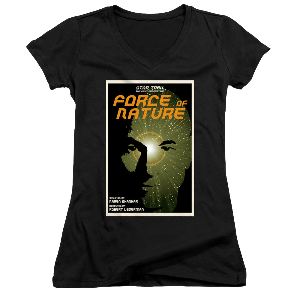 Star Trek The Next Generation Tng Season 7 Episode 9 - Juniors V-Neck T-Shirt Juniors V-Neck T-Shirt Star Trek