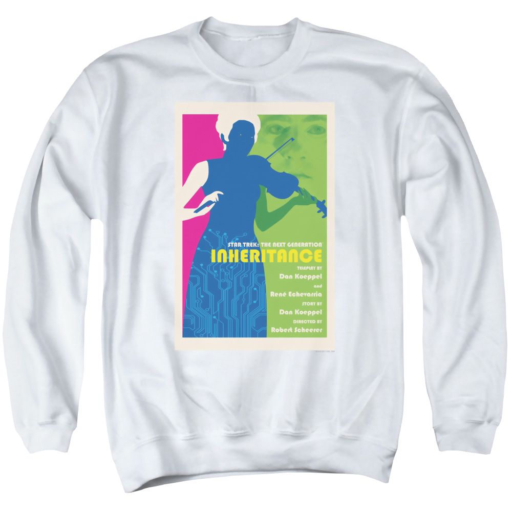 Star Trek The Next Generation Tng S7 Ep10 - Men's Crewneck Sweatshirt Men's Crewneck Sweatshirt Star Trek