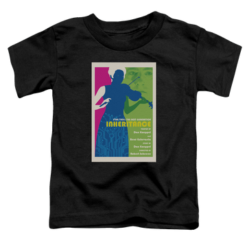 Black toddler t-shirt with Star Trek The Next Generation Tng Season 7 Episode 10 graphic