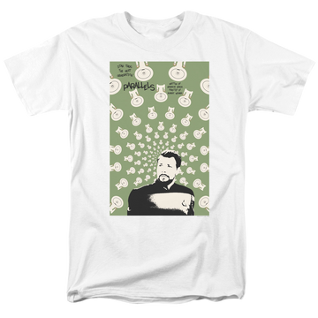White men's regular fit t-shirt with Star Trek The Next Generation Season 7 Episode 11 graphic