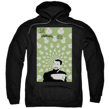 Black pullover hoodie with Star Trek The Next Generation Tng Season 7 Episode 11 graphic