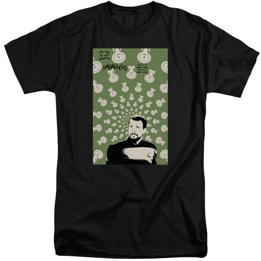 Star Trek The Next Generation Tng Season 7 Episode 11 - Men's Tall Fit T-Shirt Men's Tall Fit T-Shirt Star Trek