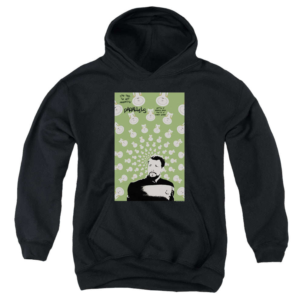 Star Trek The Next Generation Tng Season 7 Episode 11 - Youth Hoodie Youth Hoodie (Ages 8-12) Star Trek