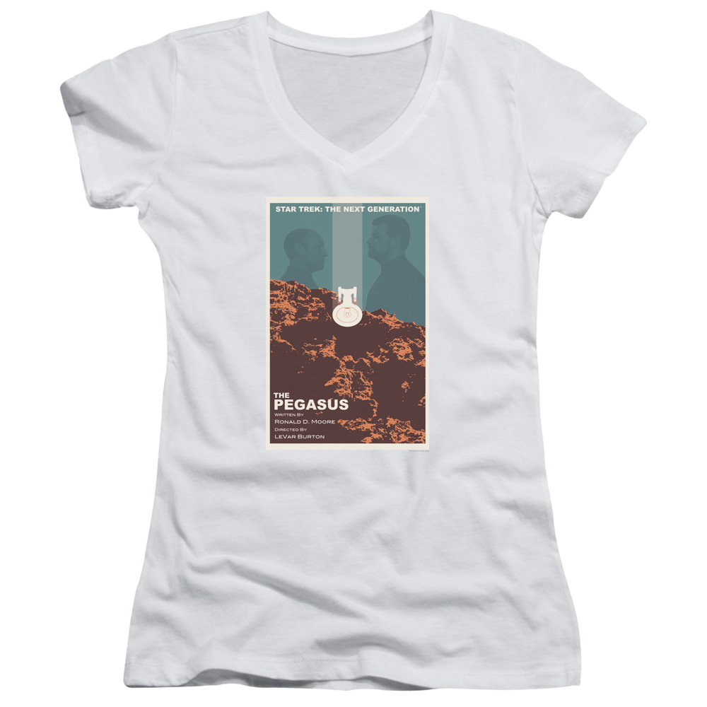 Star Trek The Next Generation Tng Season 7 Episode 12 - Juniors V-Neck T-Shirt Juniors V-Neck T-Shirt Star Trek