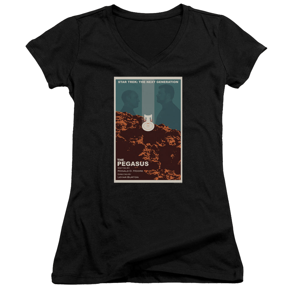 Star Trek The Next Generation Tng Season 7 Episode 12 - Juniors V-Neck T-Shirt Juniors V-Neck T-Shirt Star Trek