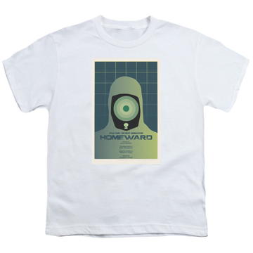 White youth t-shirt for ages 8 to 12 with Star Trek The Next Generation Tng Season 7 Episode 13 graphic