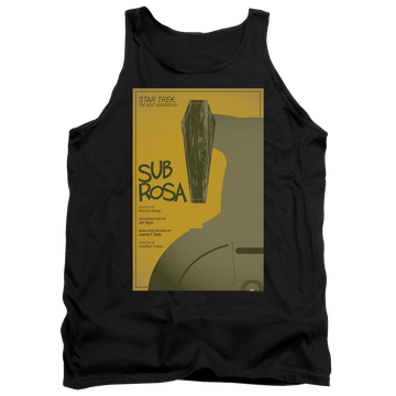 Black men's tank with Star Trek The Next Generation Tng Season 7 Episode 14 graphic