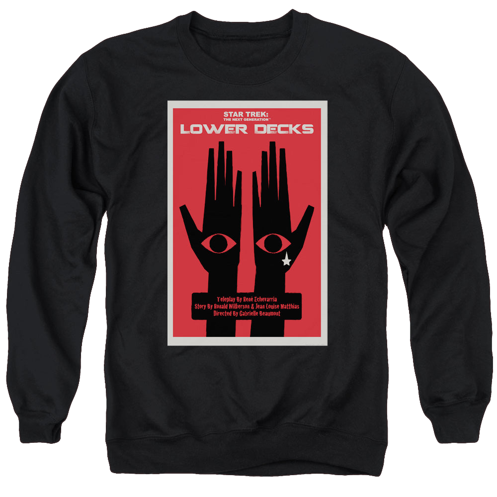 Star Trek The Next Generation Tng S7 Ep15 - Men's Crewneck Sweatshirt Men's Crewneck Sweatshirt Star Trek