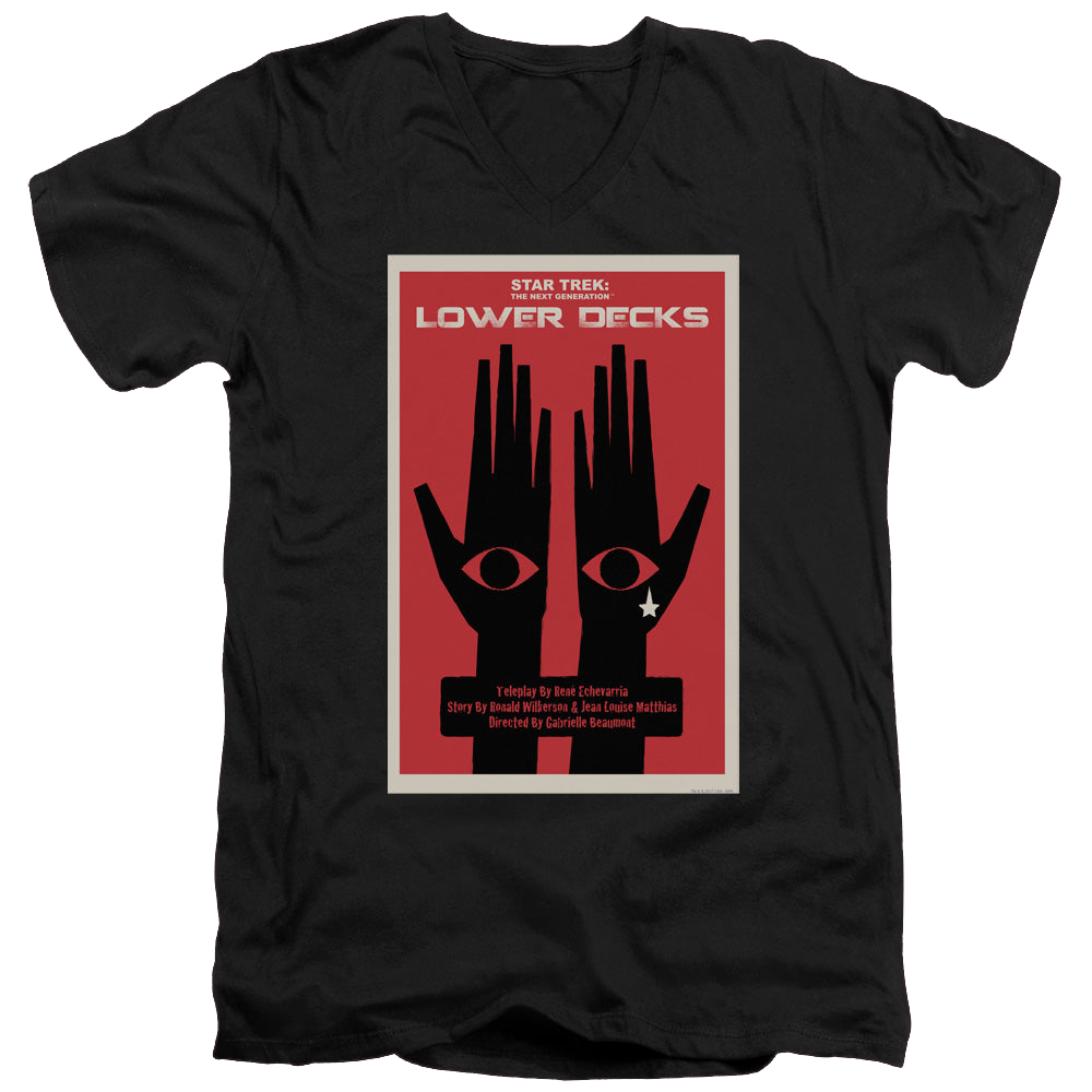 Star Trek The Next Generation Tng Season 7 Episode 15 - Men's V-Neck T-Shirt Men's V-Neck T-Shirt Star Trek