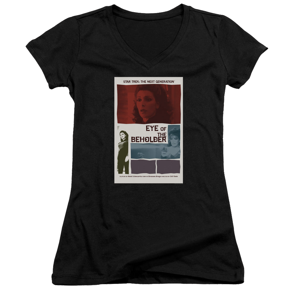 Star Trek The Next Generation Tng Season 7 Episode 18 - Juniors V-Neck T-Shirt Juniors V-Neck T-Shirt Star Trek