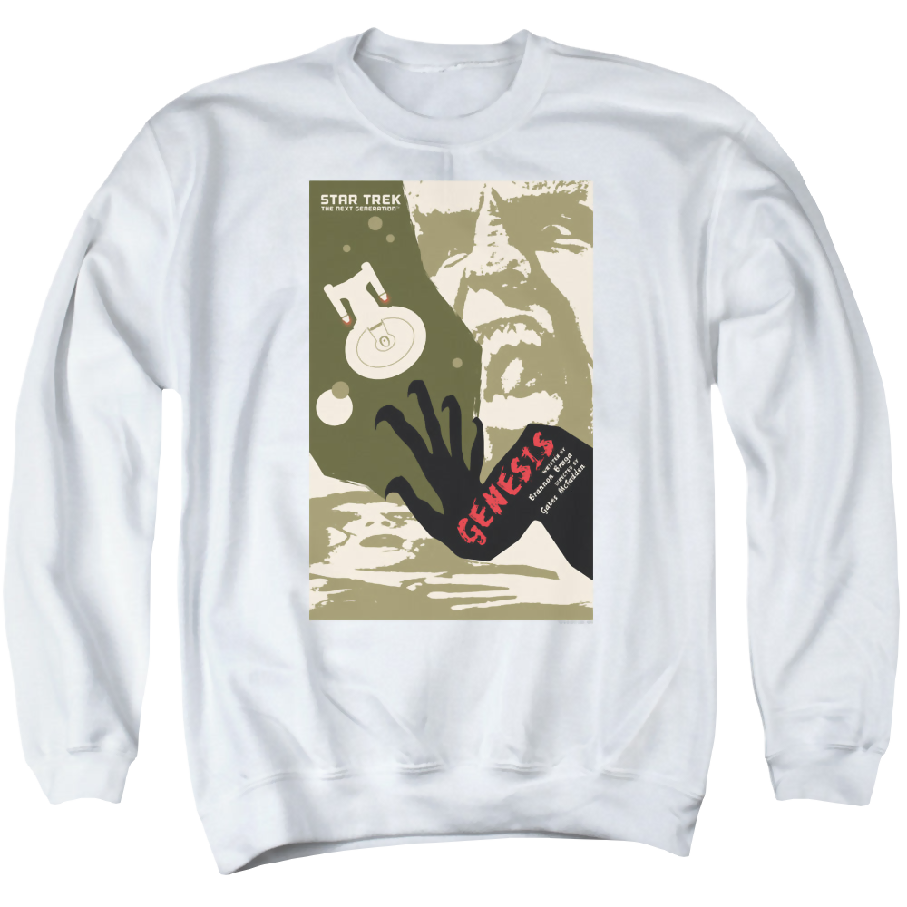 Star Trek The Next Generation Tng S7 Ep9 - Men's Crewneck Sweatshirt Men's Crewneck Sweatshirt Star Trek
