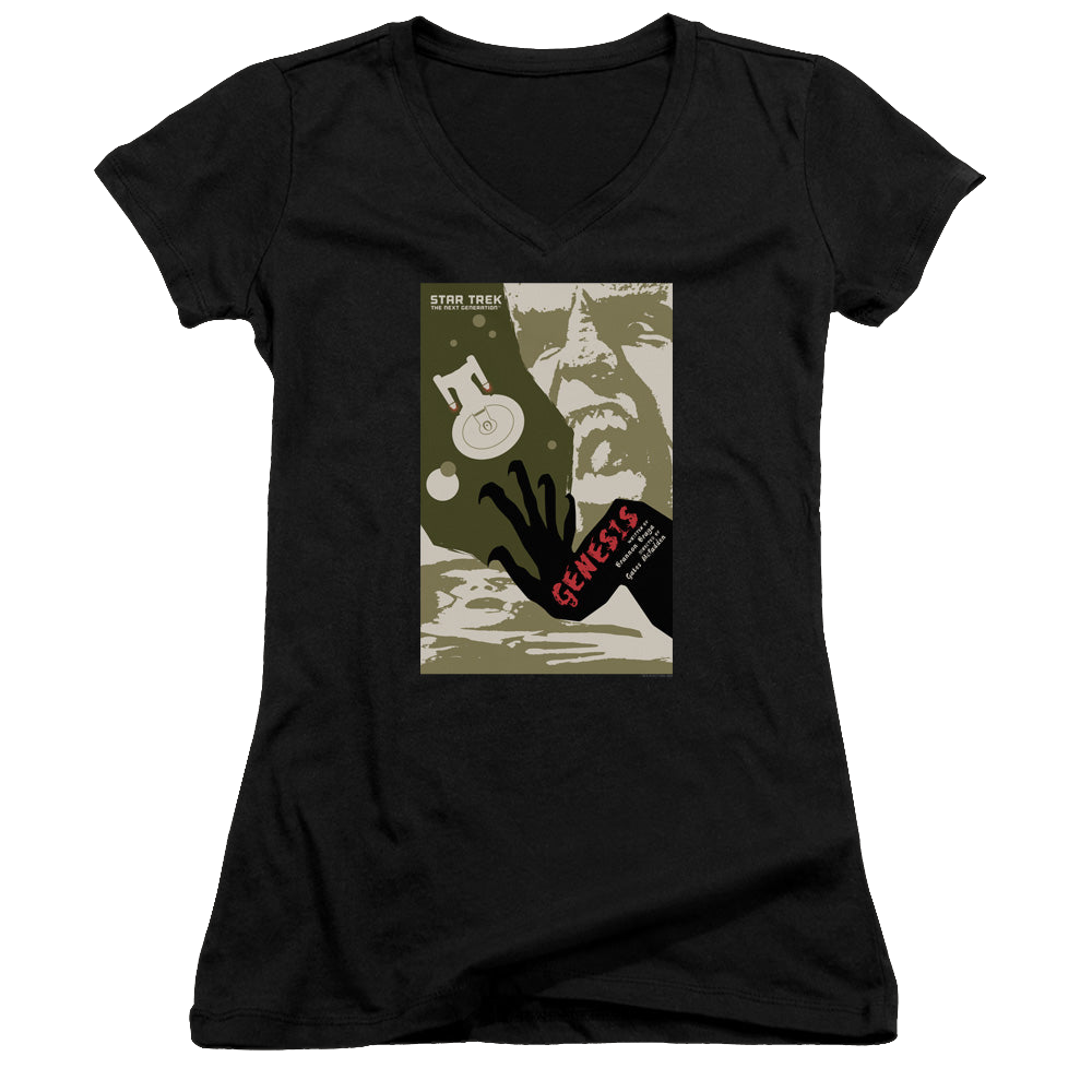 Star Trek The Next Generation Tng Season 7 Episode 19 - Juniors V-Neck T-Shirt Juniors V-Neck T-Shirt Star Trek