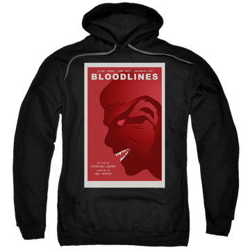 Black pullover hoodie with Star Trek The Next Generation Tng Season 7 Episode 22 graphic