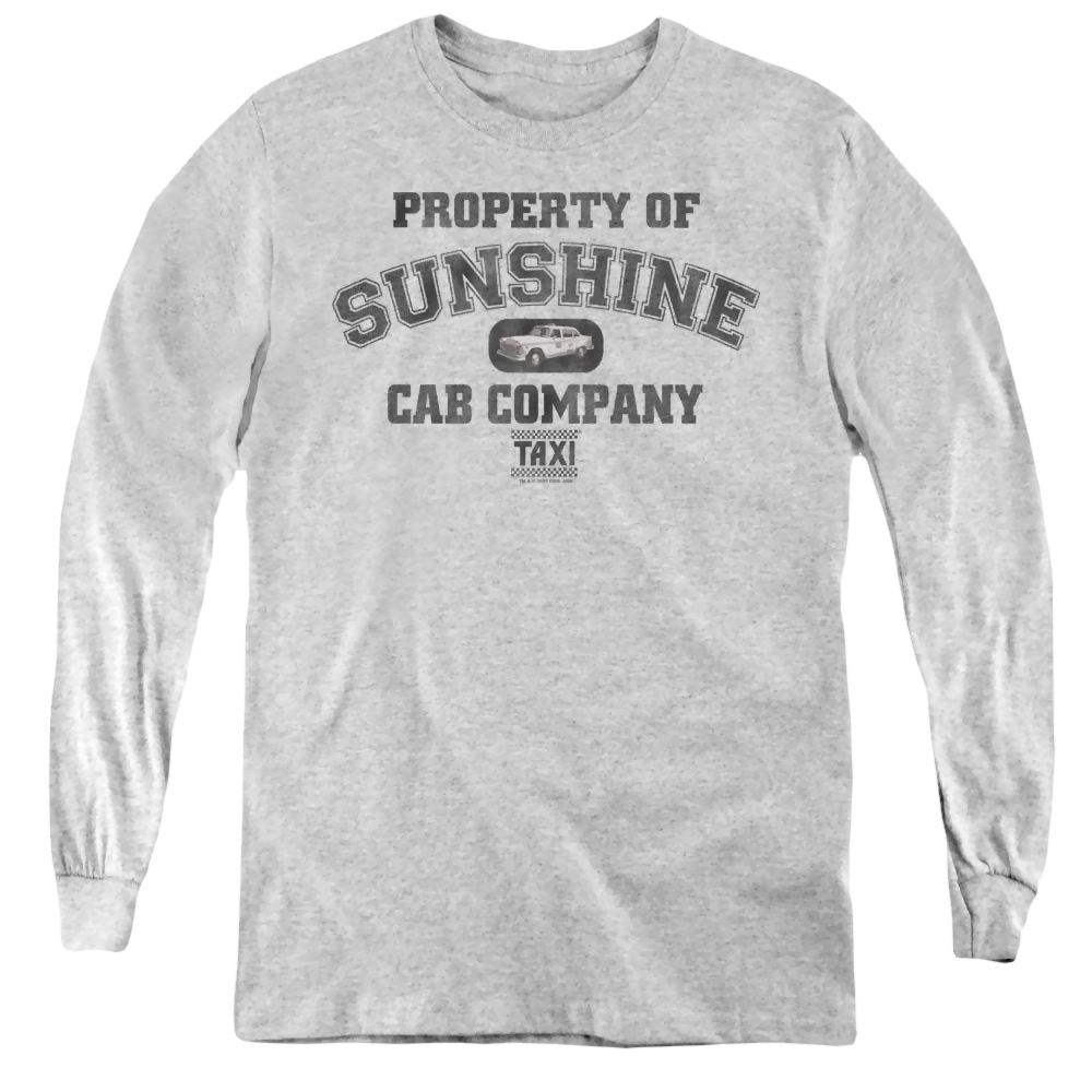 Taxi Property Of Sunshine Cab - Youth Long Sleeve T-Shirt Youth Long Sleeve T-Shirt Taxi