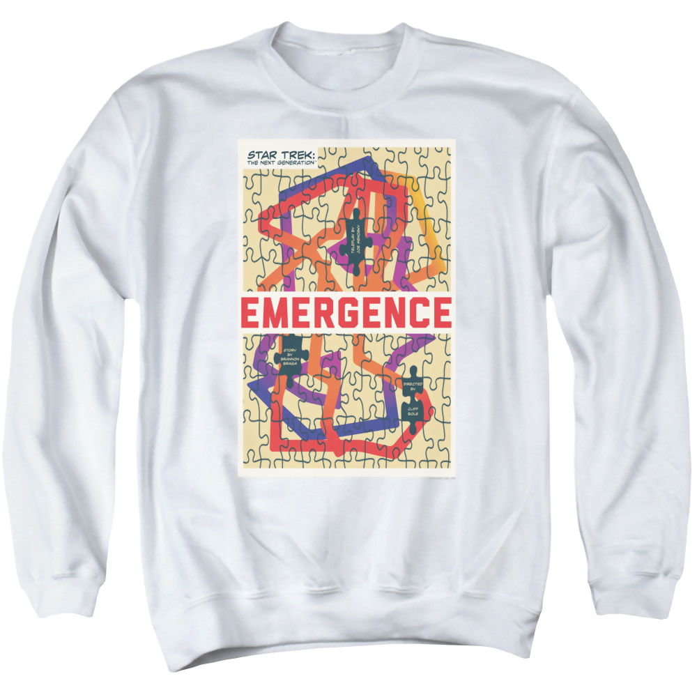 Star Trek The Next Generation Tng S7 Ep23 - Men's Crewneck Sweatshirt Men's Crewneck Sweatshirt Star Trek